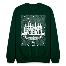 Load image into Gallery viewer, Eat.Drink.BeMerry - Crewneck Sweatshirt - forest green
