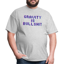 Load image into Gallery viewer, GRAVITY is BULLSHIT 3 - Classic T-Shirt - heather gray
