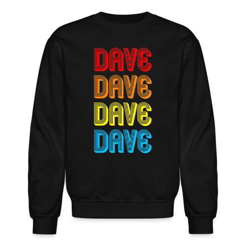 DAVE - Crewneck Sweatshirt - black