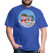 Load image into Gallery viewer, SNOWY CHAT - Classic T-Shirt - royal blue
