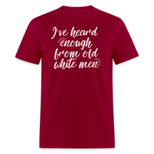 Load image into Gallery viewer, Heard Enough - Classic T-Shirt - dark red
