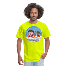 Load image into Gallery viewer, SNOWY CHAT - Classic T-Shirt - safety green
