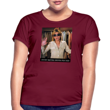 Load image into Gallery viewer, Elizabeth James Relaxed Fit T-Shirt - burgundy
