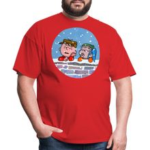 Load image into Gallery viewer, SNOWY CHAT - Classic T-Shirt - red
