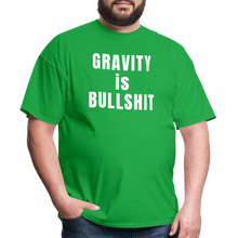 Load image into Gallery viewer, GRAVITY is BULLSHIT - Classic T-Shirt - bright green
