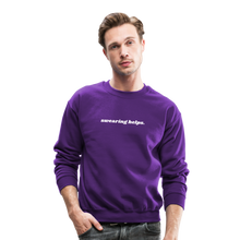 Load image into Gallery viewer, Swearing Helps - Crewneck Sweatshirt - purple
