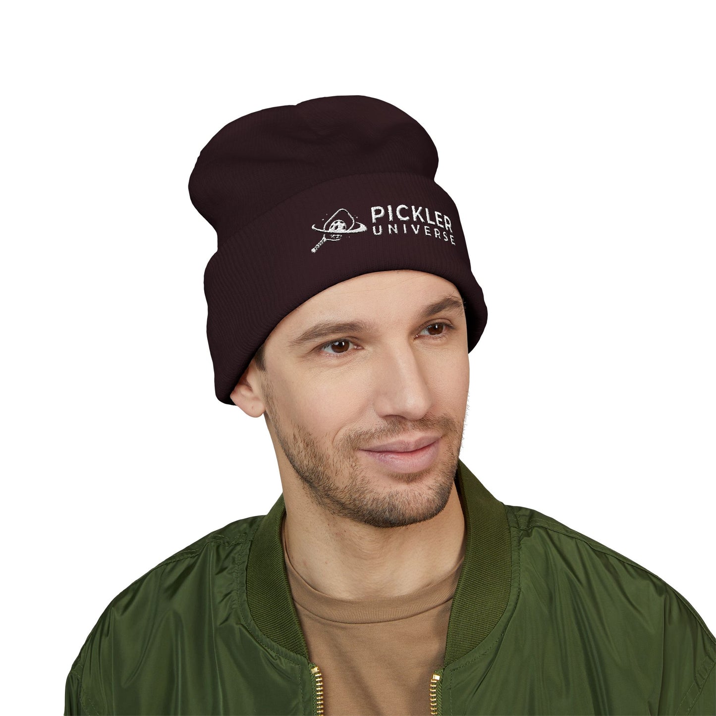 Pickler Universe Embroidered Cuffed Beanie