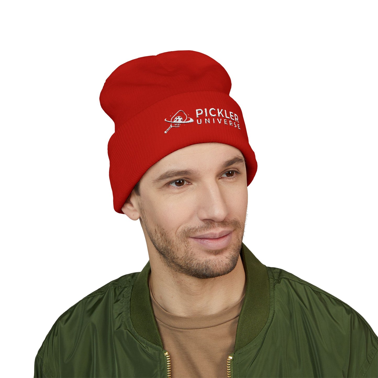 Pickler Universe Embroidered Cuffed Beanie