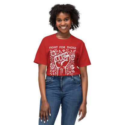 “Fight for Those Without Your Privilege Floral Fist Equality - T-Shirt