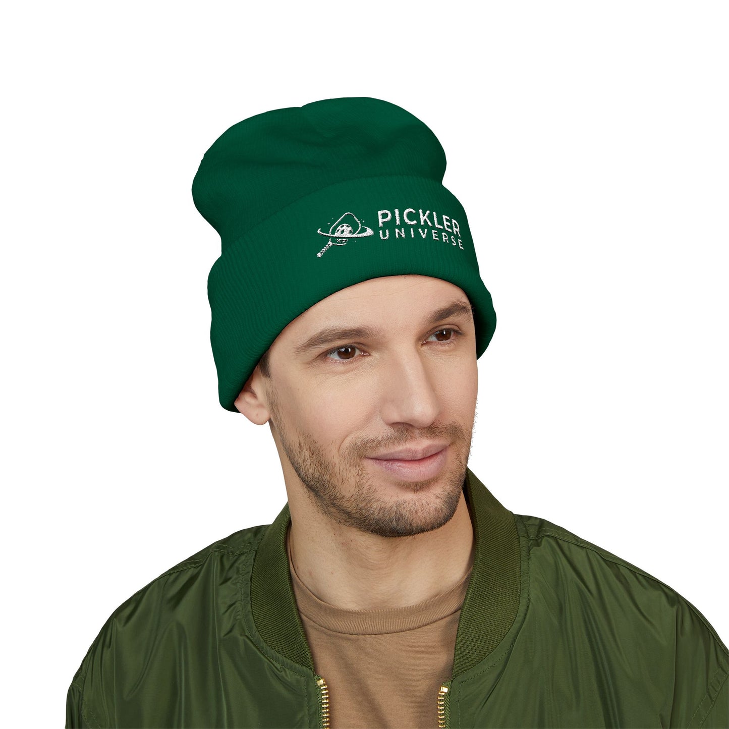 Pickler Universe Embroidered Cuffed Beanie