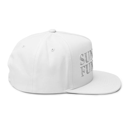 Sunday Funday - Embroidered Flat Bill Hat