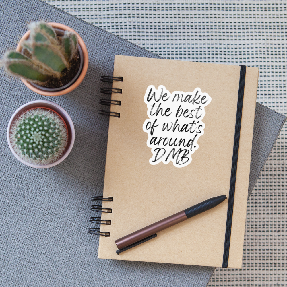 DMB 8 Sticker - white glossy