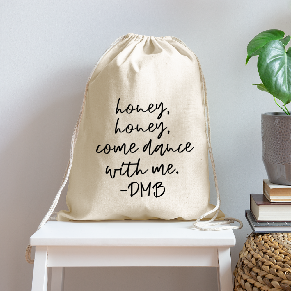 DMB Honey Honey Cotton Drawstring Bag - natural