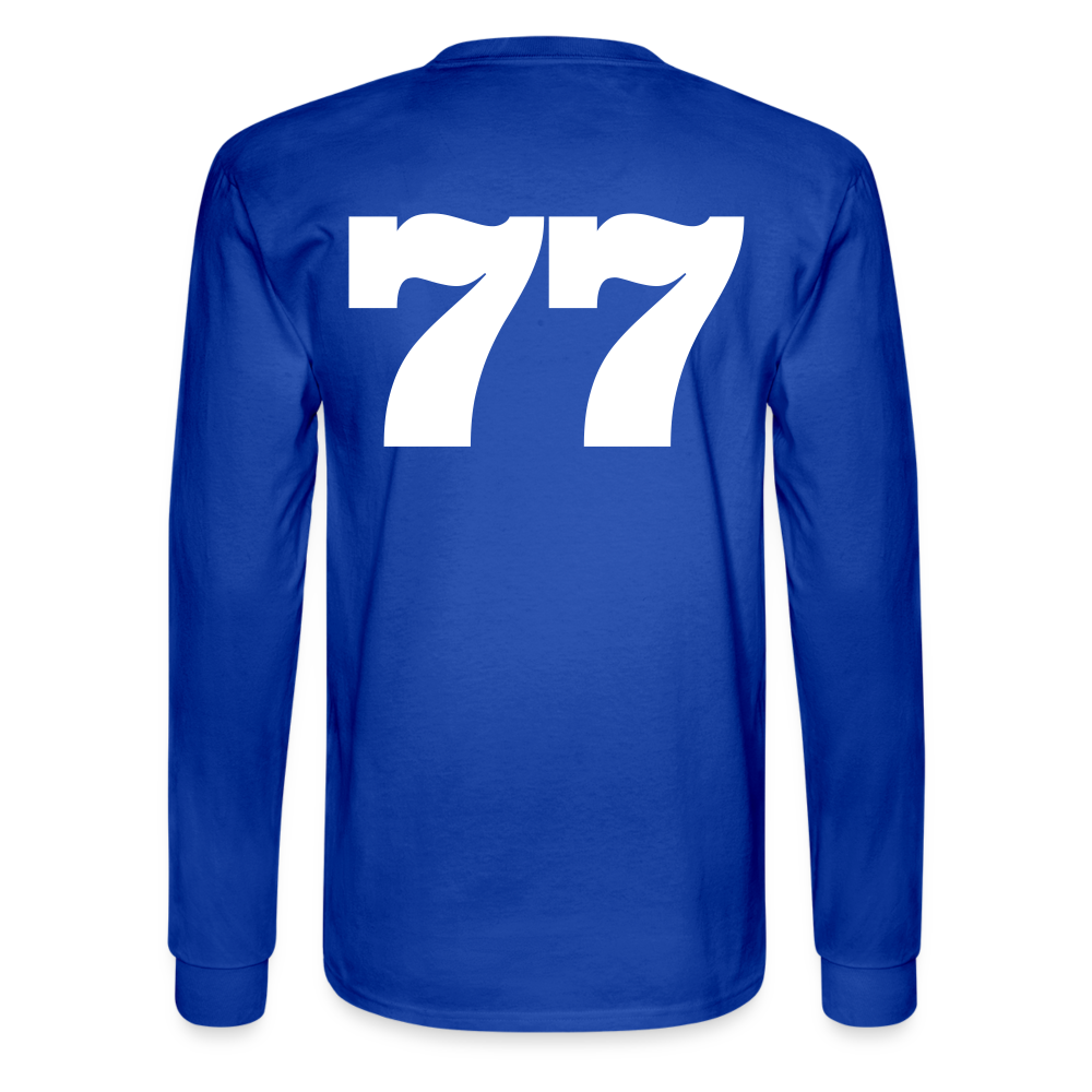 Hoksch Long Sleeve T-Shirt - Blue - royal blue