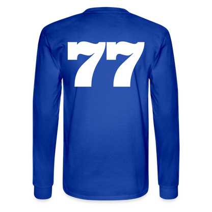 Hoksch Long Sleeve T-Shirt - Blue - royal blue