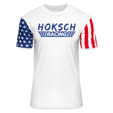 Load image into Gallery viewer, Hoksch Stars &amp; Stripes T-Shirt - white
