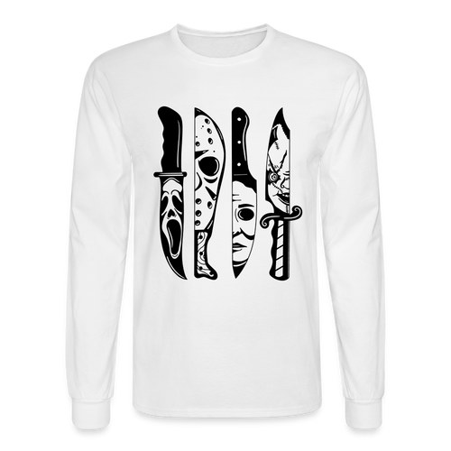 SPOOKY GUYS - Long Sleeve T-Shirt - white