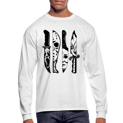 SPOOKY GUYS - Long Sleeve T-Shirt - white