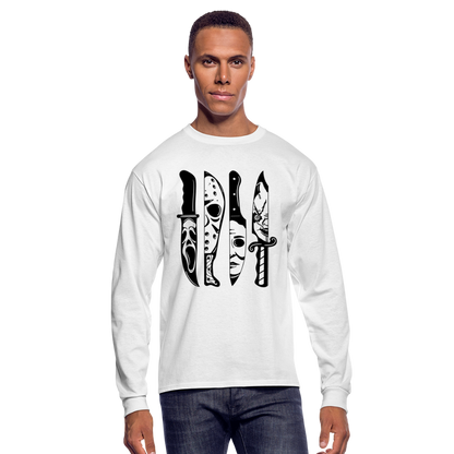 SPOOKY GUYS - Long Sleeve T-Shirt - white