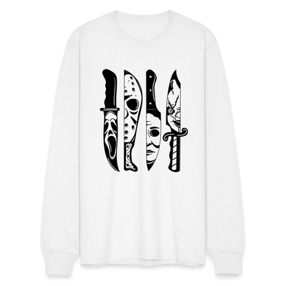 SPOOKY GUYS - Long Sleeve T-Shirt - white