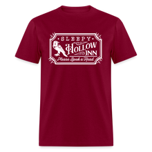 Load image into Gallery viewer, Sleepy Hallow Inn - Unisex Classic T-Shirt - burgundy
