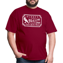 Load image into Gallery viewer, Sleepy Hallow Inn - Unisex Classic T-Shirt - burgundy
