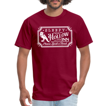 Load image into Gallery viewer, Sleepy Hallow Inn - Unisex Classic T-Shirt - burgundy
