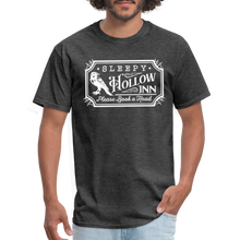 Load image into Gallery viewer, Sleepy Hallow Inn - Unisex Classic T-Shirt - heather black
