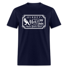 Load image into Gallery viewer, Sleepy Hallow Inn - Unisex Classic T-Shirt - navy
