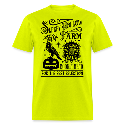 Pumpkin Farm Staff - Unisex Classic T-Shirt - safety green