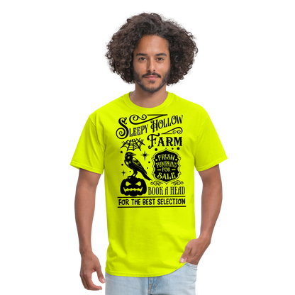 Pumpkin Farm Staff - Unisex Classic T-Shirt - safety green