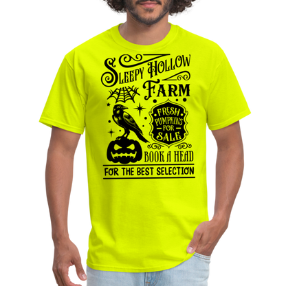 Pumpkin Farm Staff - Unisex Classic T-Shirt - safety green