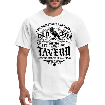 Old Crow Tavern - Unisex Classic T-Shirt - white