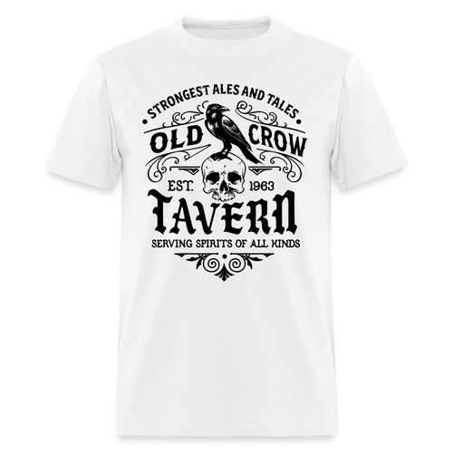 Old Crow Tavern - Unisex Classic T-Shirt - white