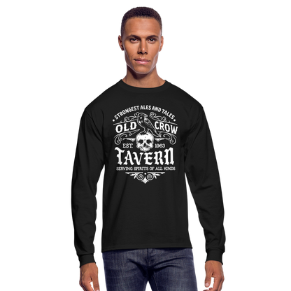 Old Crow Tavern - Long Sleeve T-Shirt - black