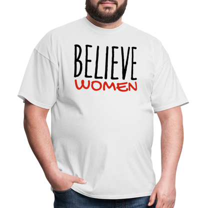 "Believe Women" Unisex Classic T-Shirt - white