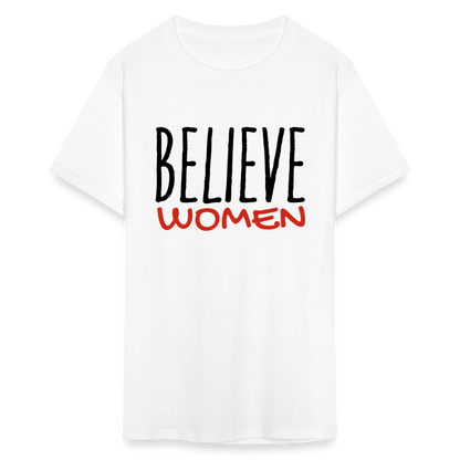 "Believe Women" Unisex Classic T-Shirt - white