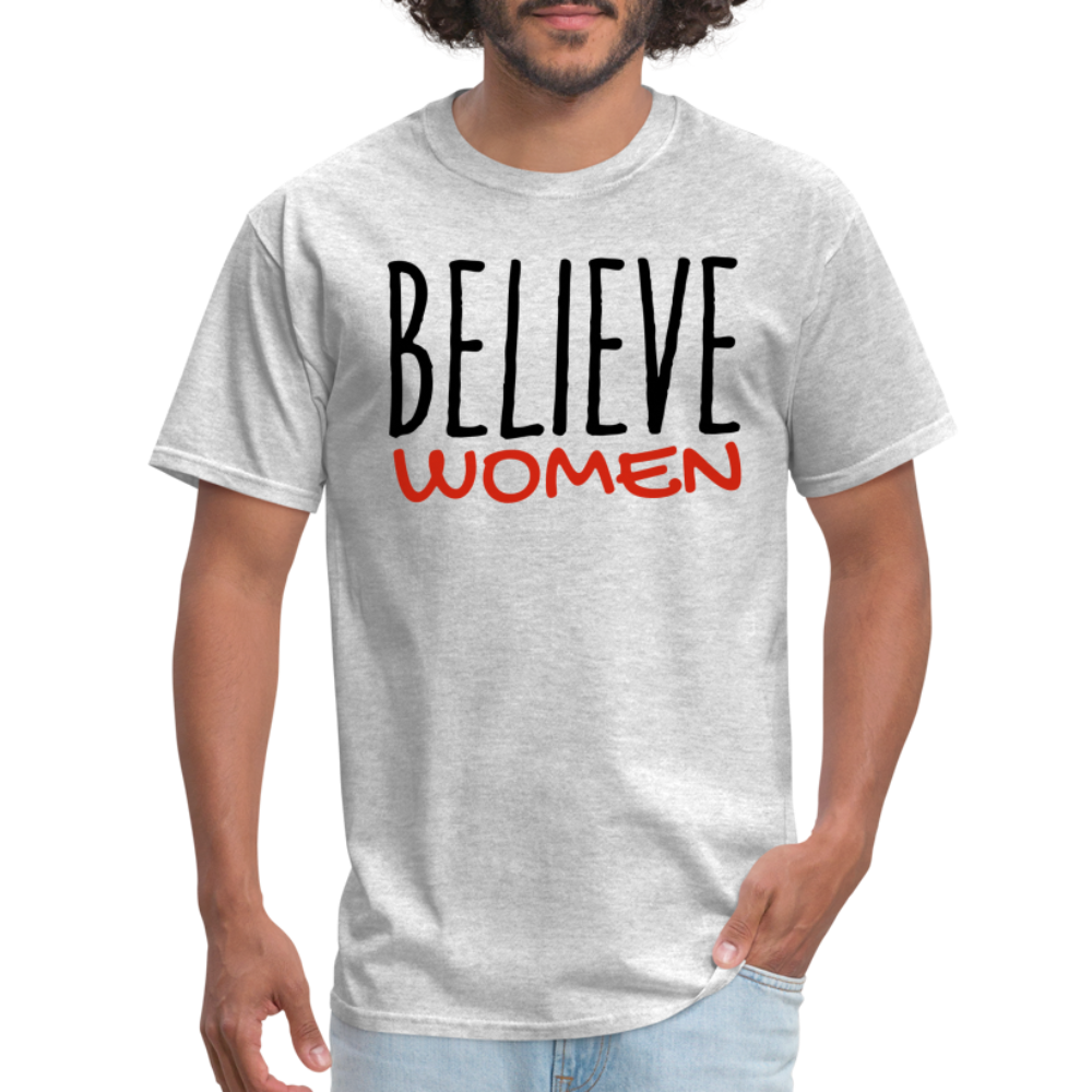 "Believe Women" Unisex Classic T-Shirt - heather gray