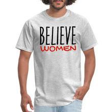 Load image into Gallery viewer, &quot;Believe Women&quot; Unisex Classic T-Shirt - heather gray
