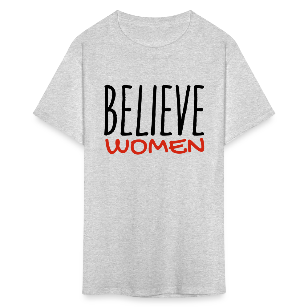 "Believe Women" Unisex Classic T-Shirt - heather gray