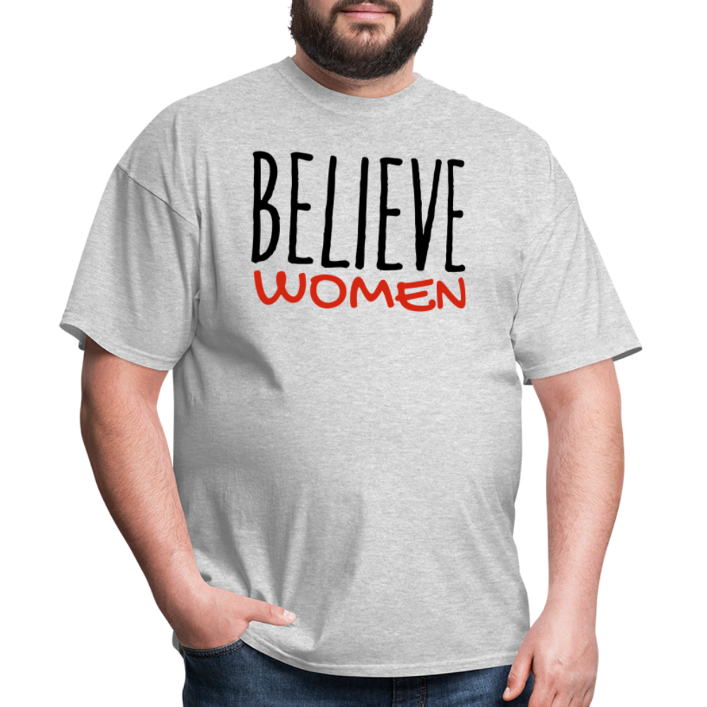 "Believe Women" Unisex Classic T-Shirt - heather gray