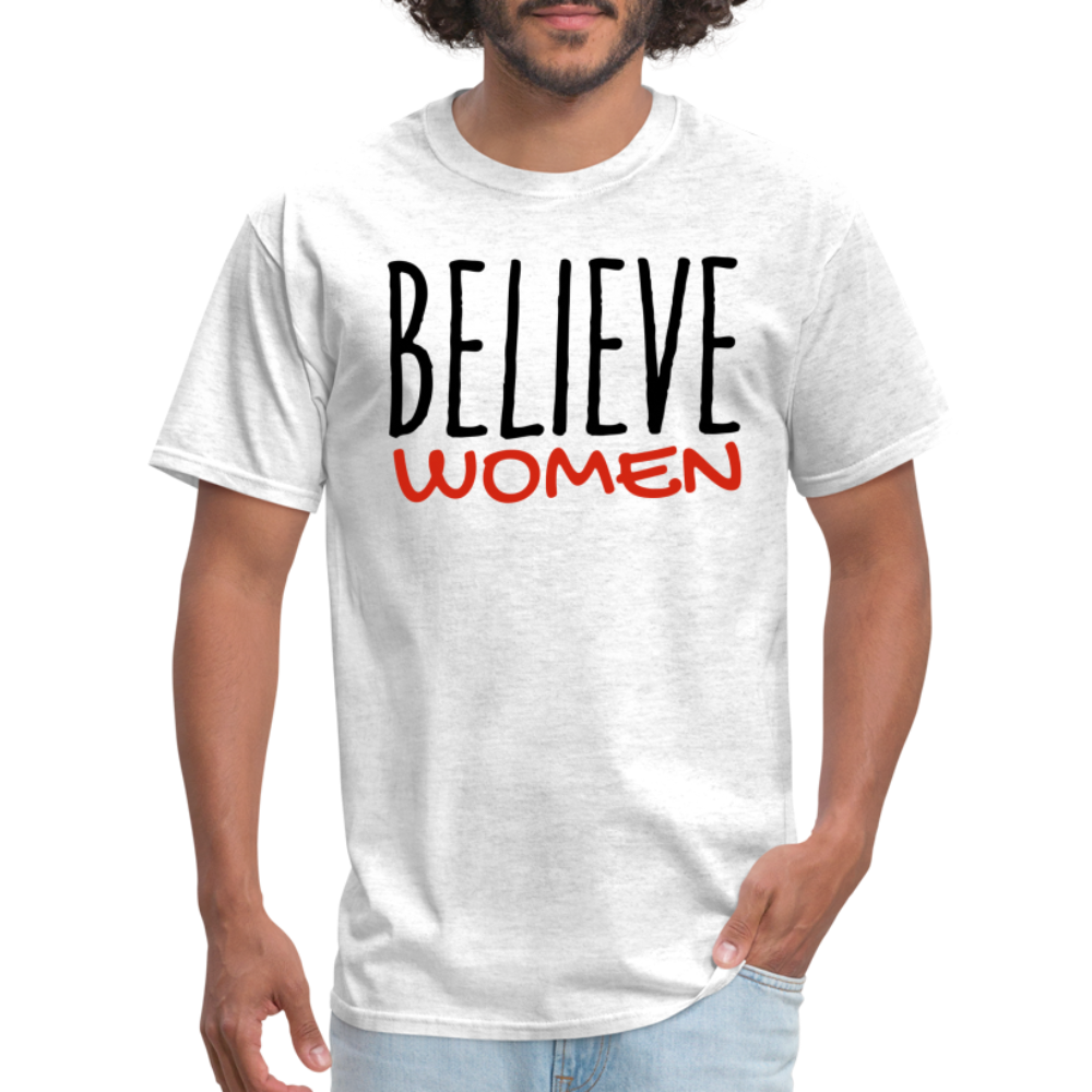 "Believe Women" Unisex Classic T-Shirt - light heather gray