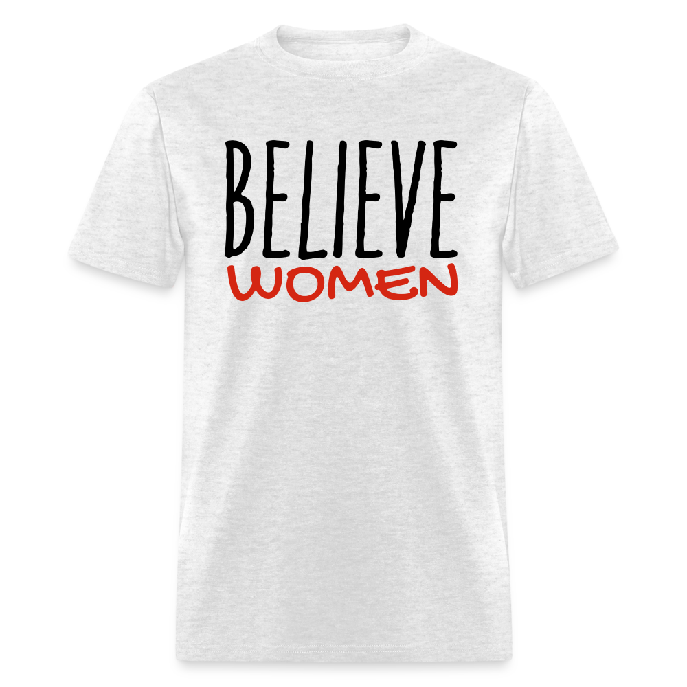 "Believe Women" Unisex Classic T-Shirt - light heather gray