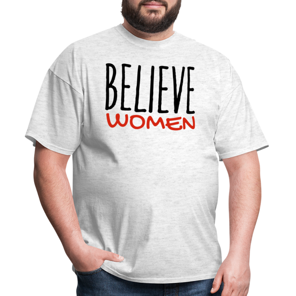 "Believe Women" Unisex Classic T-Shirt - light heather gray