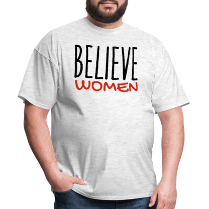 "Believe Women" Unisex Classic T-Shirt - light heather gray