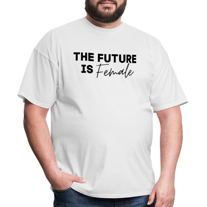 "The Future Is Female" Unisex Classic T-Shirt - white