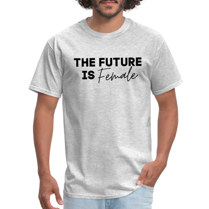 "The Future Is Female" Unisex Classic T-Shirt - heather gray