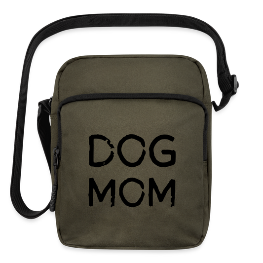 DOG MOM Crossbody Bag - olive
