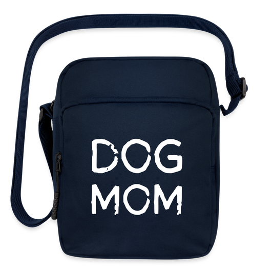 Dog Mom Upright Crossbody Bag - navy