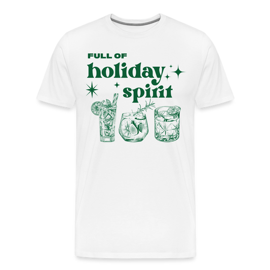 Full of Holiday Spirit T-Shirt - white